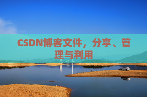 CSDN博客文件，分享、管理与利用